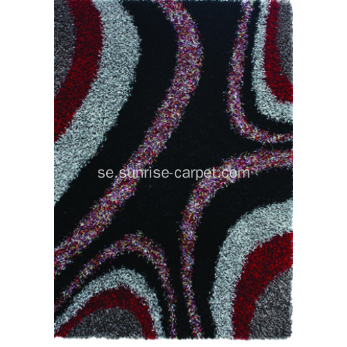 Polyester Viscose Shaggy Matta med Design